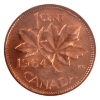 Image 2 : 1-cent 1964 ICCS MS66 Red
