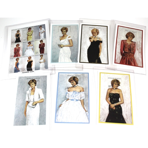 Estate Lot of Princess Diana Limited Edition postage Stamps