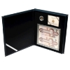 Image 1 : 1996 Piedfort $2 Sterling Silver Coin & Banknote Set in Blue Leatherette Case