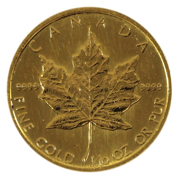 1/10oz 1986 $5 GML .9999 Fine Gold Coin (Tax Exempt)