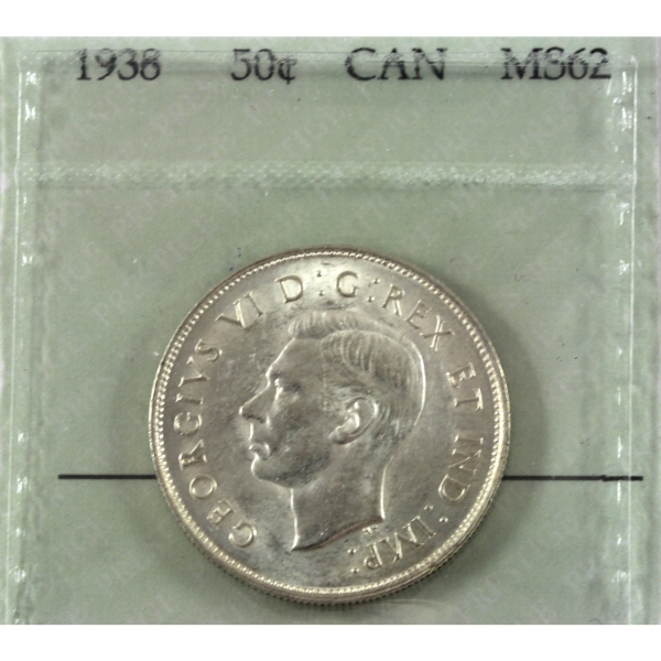 50-cent 1938 Prestige MS62