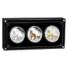 Image 1 : Australia Silver 2022 $1 Lunar Series III Year of the Tiger 3-Piece 1oz. Proof Set (Tax Exempt) 