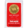 Image 2 : 1/4oz Gold Valcambi Suisse-Scotiabank .9999 Gold Round in Original Packaging (Tax Exempt)