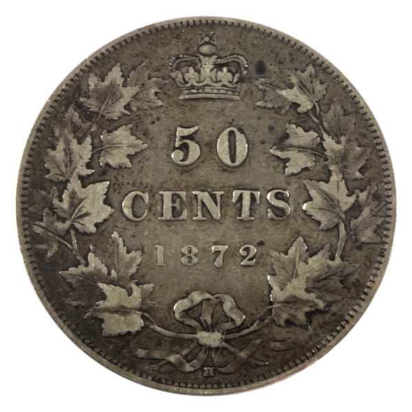 50-cent 1872H Very Fine