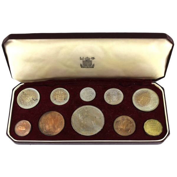 Great Britain 1953 Queen Victoria Coronation 10-Coin Proof Set