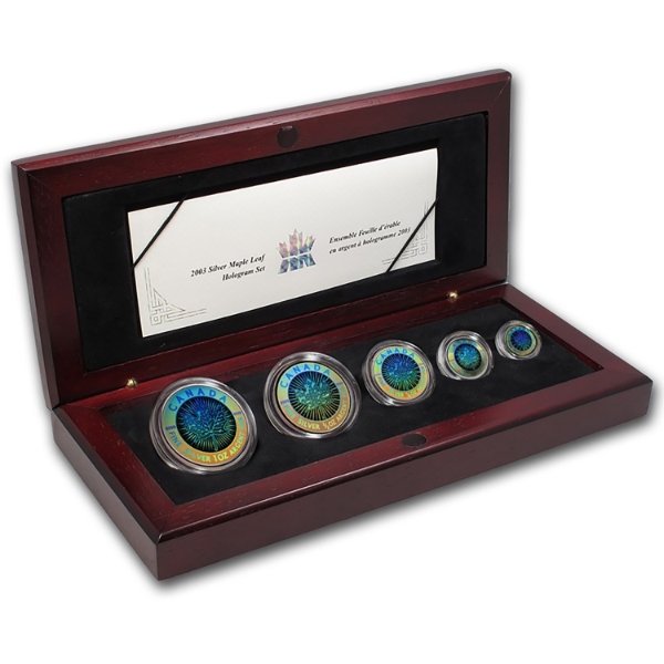 2003 Holographic Silver Maple Leaf Fractional Set (Tax Exempt)