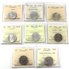 Image 1 : 25-cent 1959-1978 ICCS MS63 to MS66. 8pcs.
