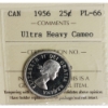 Image 1 : 25-cent 1956 ICCS PL66 UHC