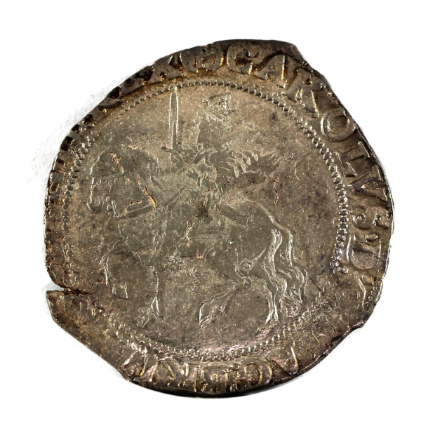 Great Britain Silver 1625-49 Half Crown S2779 Charles I Extra Fine