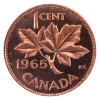Image 2 : 1-cent 1965 LB B5 (Type 3) ICCS PL66 Red *Scarce!*
