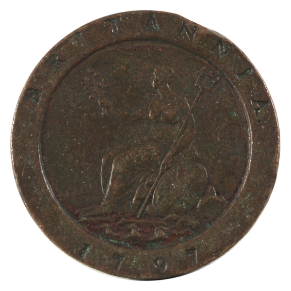 Great Britain 1797 2 Pence Extra Fine