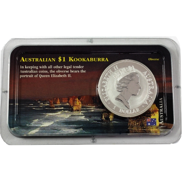 1oz Australia 1992 $1 Kookaburra .999 Fine Silver Round (Tax Exempt)