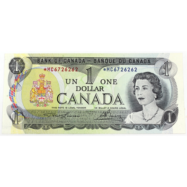 BC-45aA 1973 $1 CUNC Lawson-Bouey *MC Replacement SN:*MC6726262