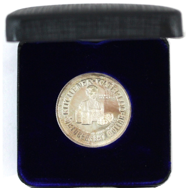 1973 Kitchener Waterloo Oktoberfest .999 Fine Silver Trade Dollar (Tax Exempt)