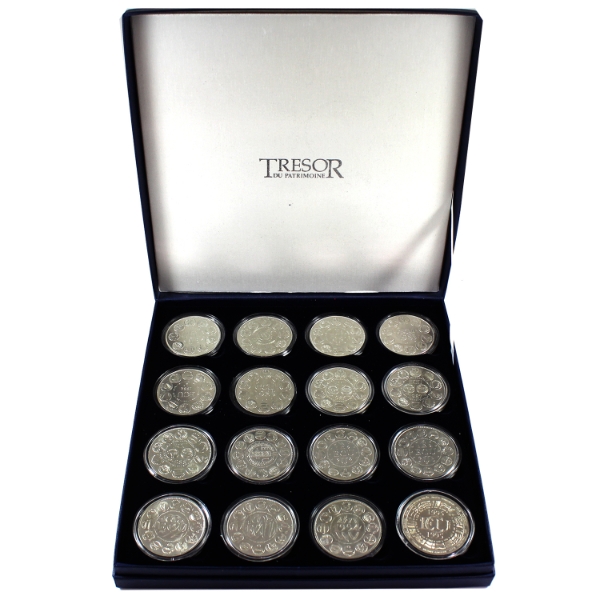 France Treasure Heritage 16 European ECU Medals Set