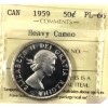 Image 1 : 50-cent 1959 ICCS PL66 Heavy Cameo