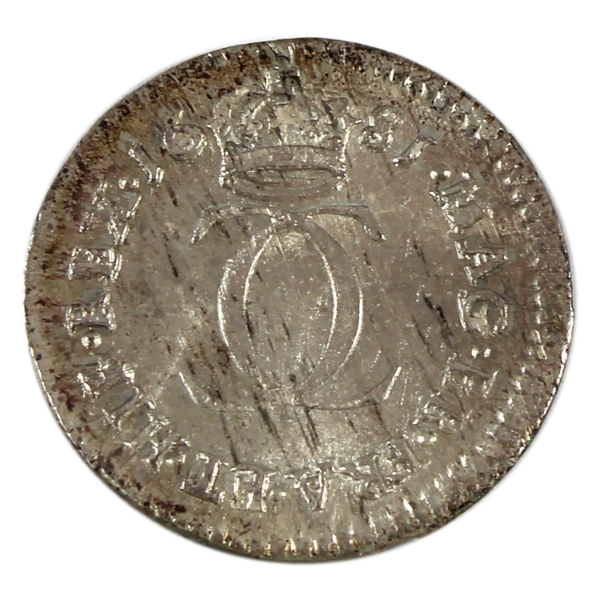 Great Britain Silver 1681 2 Pence King Charles II Choice BU