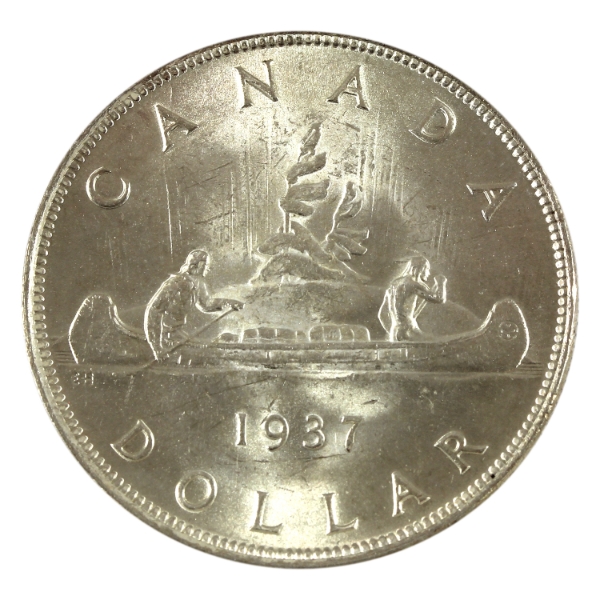 Silver $1 1937 BU (Toned)