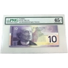 Image 1 : BC-63aA 2001 $10 PMG GEM UNC65 EPQ Printed 2000 Knight-Thiessen FDU(9.240-10.000) SN: FDU9940754