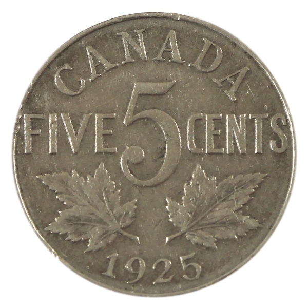 5-cent 1925 VF 