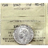 Image 1 : 25-cent 1943 ICCS MS65