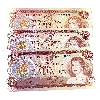Image 1 : BC-47a 1974 $2 Neat Numbers, Circ to CUNC Lawson Bouey. 3pcs. 