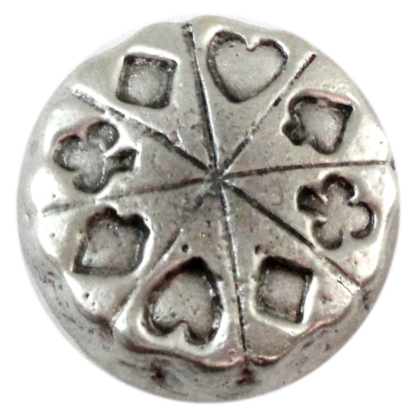 1oz Bison Bullion .999 Fine Hand Poured Silver Poker Chip in Original Packaging (Tax Exempt)