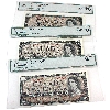 Image 1 : All 3 Signatures 1954 $100; BC-43a, BC-43b, & BC-43c Legacy AU58 PPQ Notes. 3pcs.