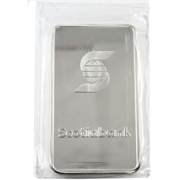 10oz Scotiabank .999 Fine Silver Bar (Tax Exempt)