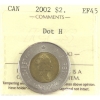 Image 1 : $2 2002 Dot H ICCS EF45