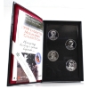 Image 1 : 1998 Hockey Hall of Fame Inductee Sterling Silver Medallion 4-Piece Collection 
