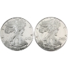 2x 1oz USA 2011 $1 Silver Eagle .999 Fine Silver Coins. 2pcs (Tax Exempt)