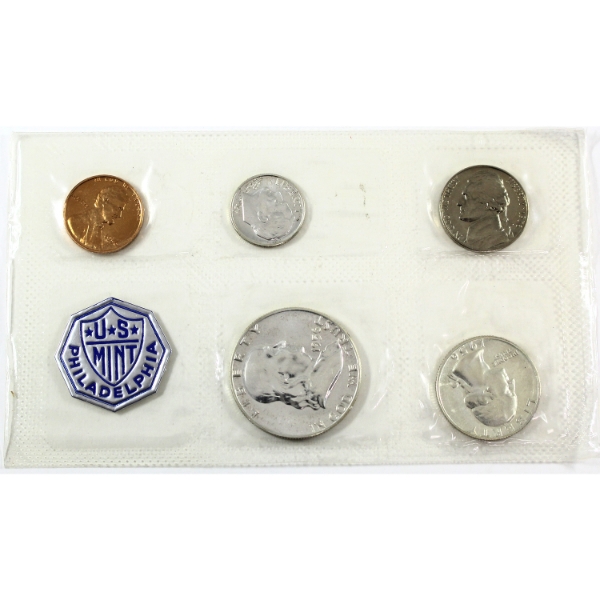 USA 1956 5-coin Proof Set in Original Sealed Plastic