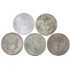 Image 2 : 5x 1oz USA 1993, 2003, 2005, 2006 & 2008 American Eagle .999 Silver Rounds. 5pcs. (Tax Exempt)