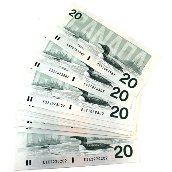 Group Lot of 23x 1991 $20 All Different Prefixes Including Replacements. 23pcs. 
