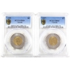 Image 1 : $2 1997 & 1999 PCGS SP69. 2pcs