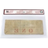 Image 2 : 380-10-04-04R 1858 $1 International Bank of Canada Two Signatures Red Protectors BCS VF25 Thompson
