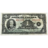 Image 1 : BC-1 1935 $1 English F-VF Osborne-Towers SN: A9467158 Check Letter A