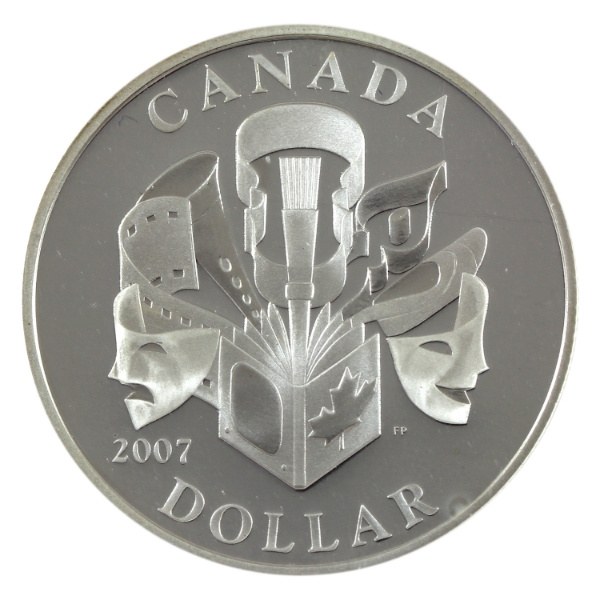 2007 $1 Celebration of the Arts SE Proof Sterling Silver Dollar ICCS PF67