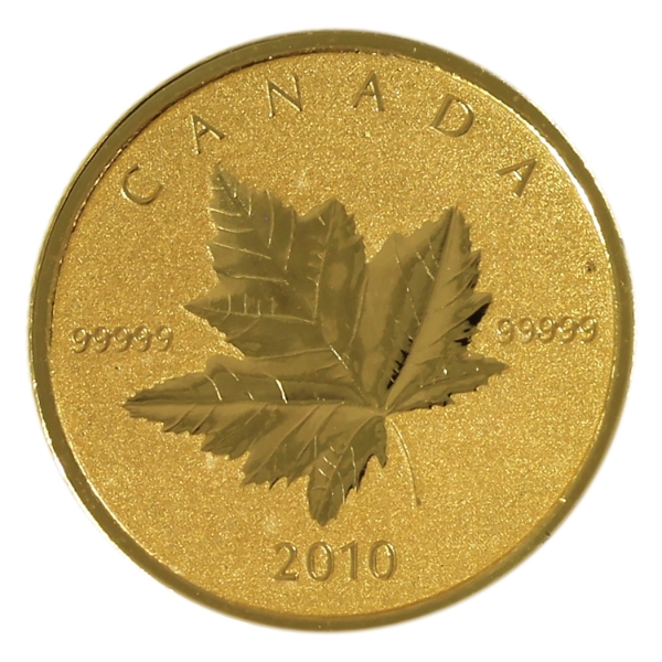 2010 Gold $10 GML Piedfort 1/5oz .99999 Fine Gold Coin (Tax Exempt)