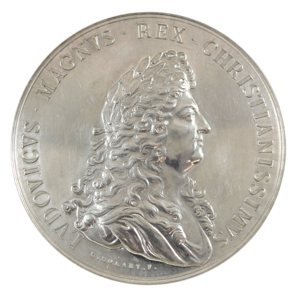 Replica France 1965 Molart Bonte, Magnificence du Prince Roi Louis XIV Medal 84g-Tin, 70mm