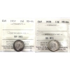 Image 1 : 10-cent 1937 & 1938 ICCS MS64. 2pcs