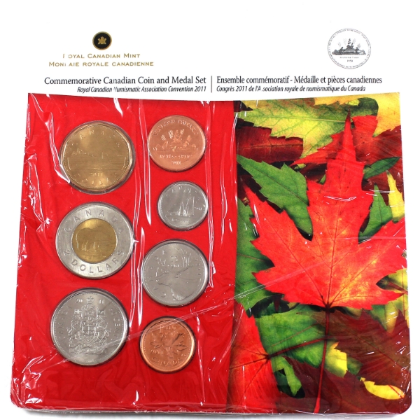 RCNA 2011 Numismatic Association Convention 6-Coin & Medal RCM Set