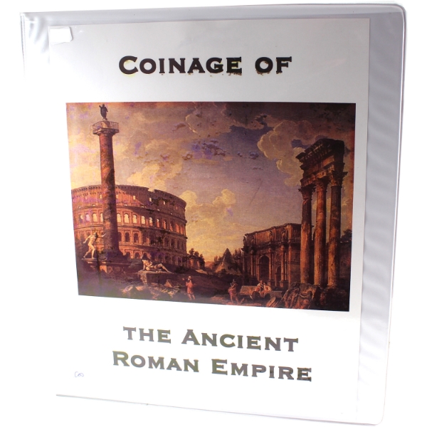 Collection of Coinage of The Ancient Roman Empire in Binder w/ COA in Binder