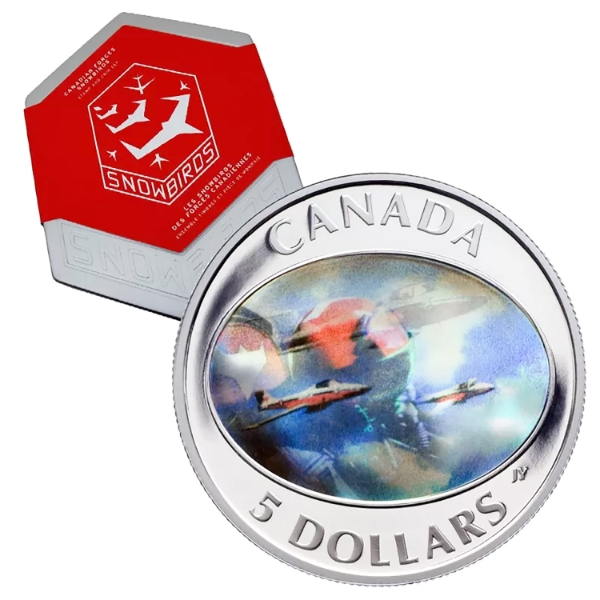 2006 $5 Snowbirds Coin and Stamp Set (Tax Exempt)