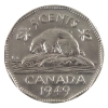 Image 2 : 5-cent 1949 ICCS MS65