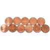 Image 1 : Group Lot of 11x 1oz .999 Fine Copper Rounds. 11pcs.