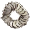 Netherlands Silver 10-cent 1928-1944 Coin Bracelet