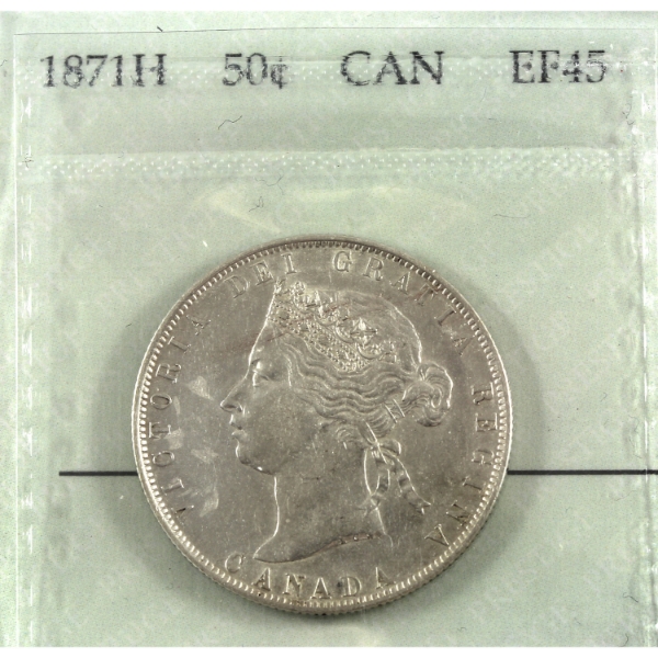 50-cent 1871H Prestige Certified EF45