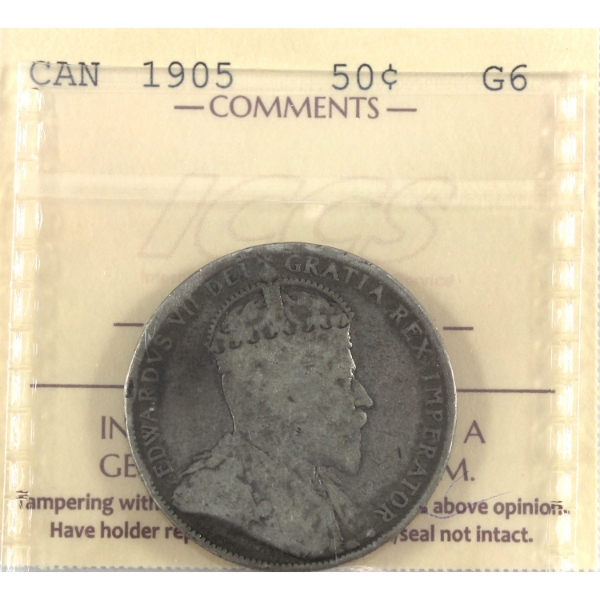 50-cent 1905 ICCS G6